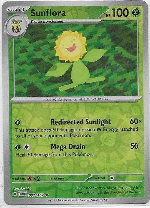 Twilight Masquerade,  Sunflora [reverse] 7/167, Verzenden, Nieuw, Losse kaart