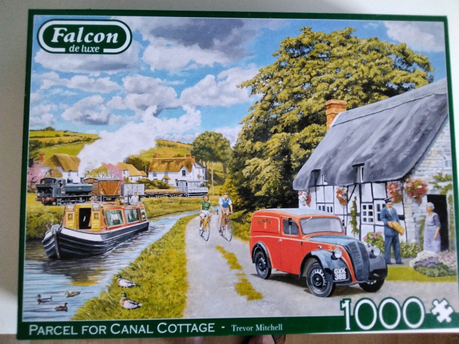 Falcon de Luxe Legpuzzel: Parcel for Canal cottage, Ophalen of Verzenden, 500 t/m 1500 stukjes, Zo goed als nieuw, Legpuzzel