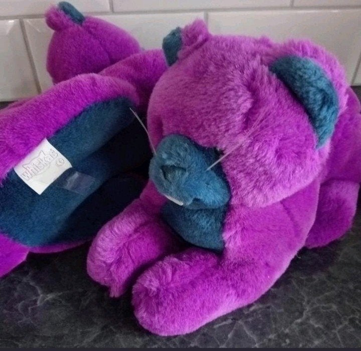 2 x whiskas pluche vintage 27cm l x18cm h, Ophalen, Zo goed als nieuw, Gebruiksvoorwerp