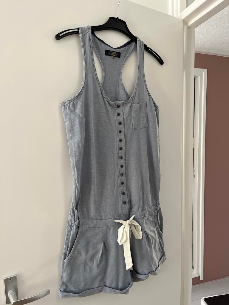 Zomers pak / jumpsuit, korte broek van Twenty Three by Miss, Ophalen of Verzenden, Gedragen, Maat 38/40 (M), Blauw