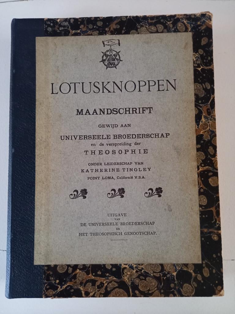 w5 LotusKnoppen Maandschrift Theosophie Deel IX, Ophalen of Verzenden, Gelezen
