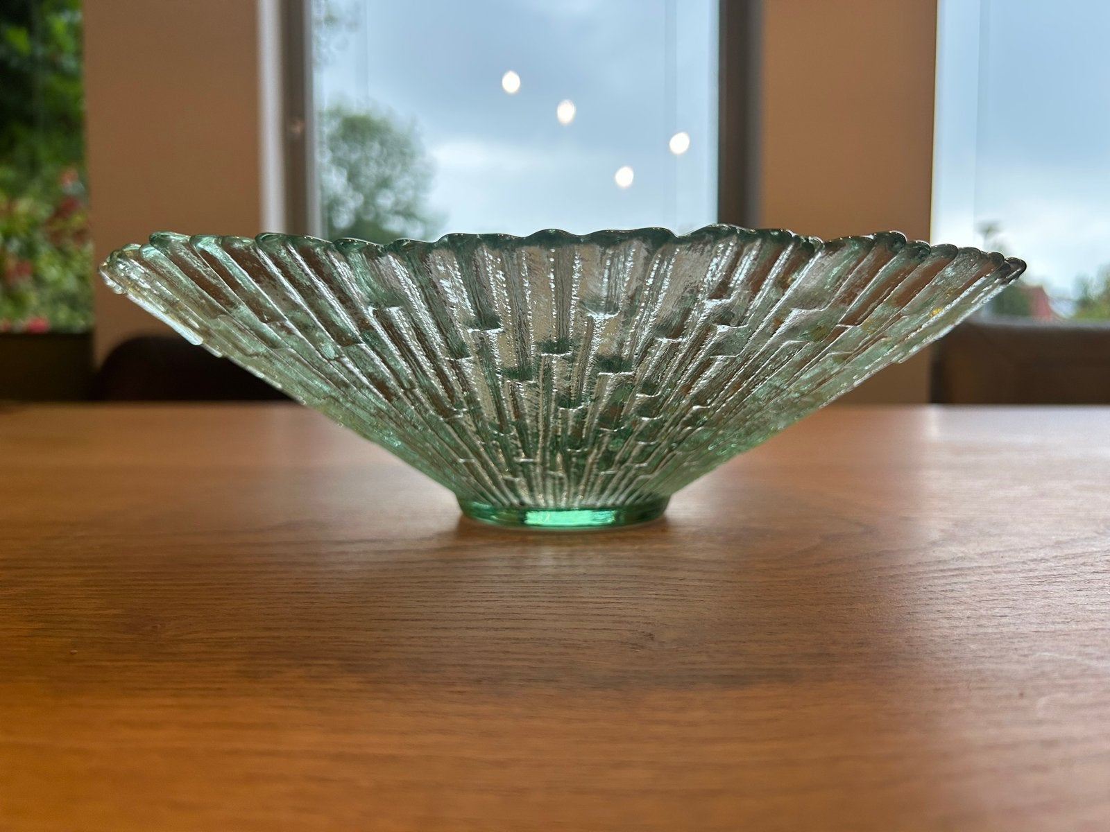 Vintage glazen schaal - Iittala Ultima Thule stijl, Ophalen of Verzenden