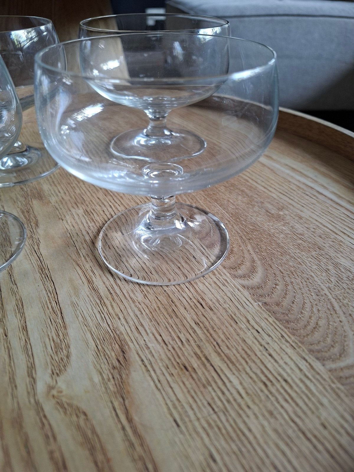 4 desserts glazen, Ophalen of Verzenden, Zo goed als nieuw, Overige typen
