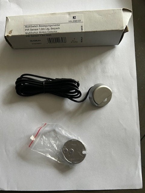L22–NIEUW 3 x Halemeier MultiSwitch PIR MD Bewegingsmelder, Ophalen of Verzenden, Nieuw, Detector, Sensor of Melder, Beweging