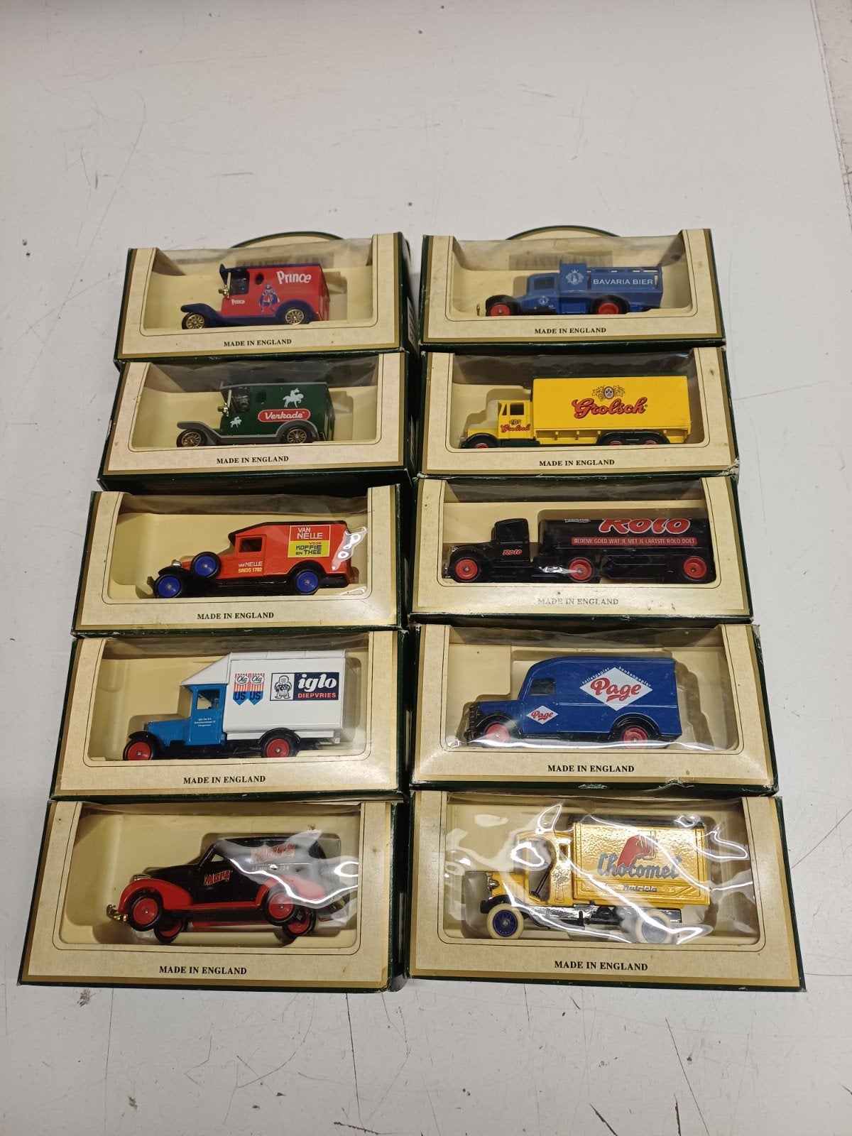 Lledo Classic Cars 1997 - 10 stuks nieuwstaat in doos, Ophalen of Verzenden, Nieuw