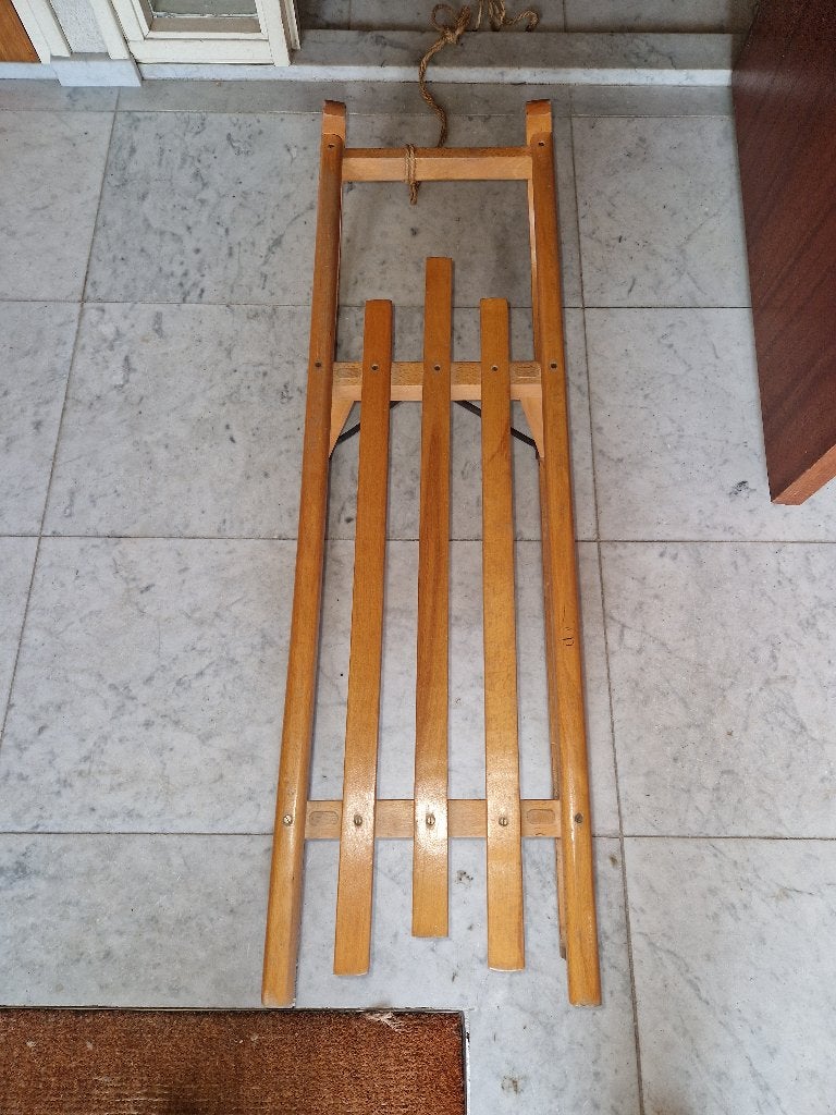 Slee Davos-model van hout klassiek, Ophalen, Gebruikt, Hout