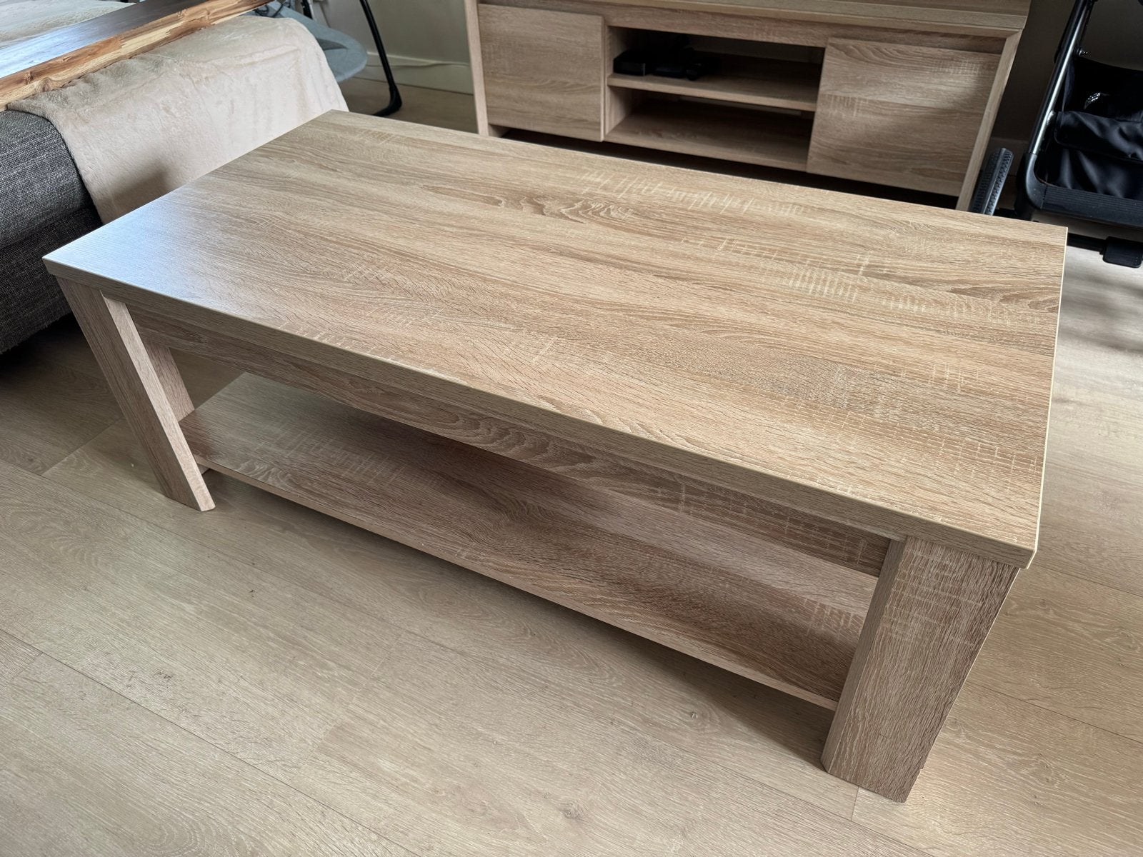 Jysk Haslund salontafel - los of in set, Huis en Inrichting, Tafels | Salontafels, Ophalen, 50 tot 100 cm, 100 tot 150 cm, Eikenhout