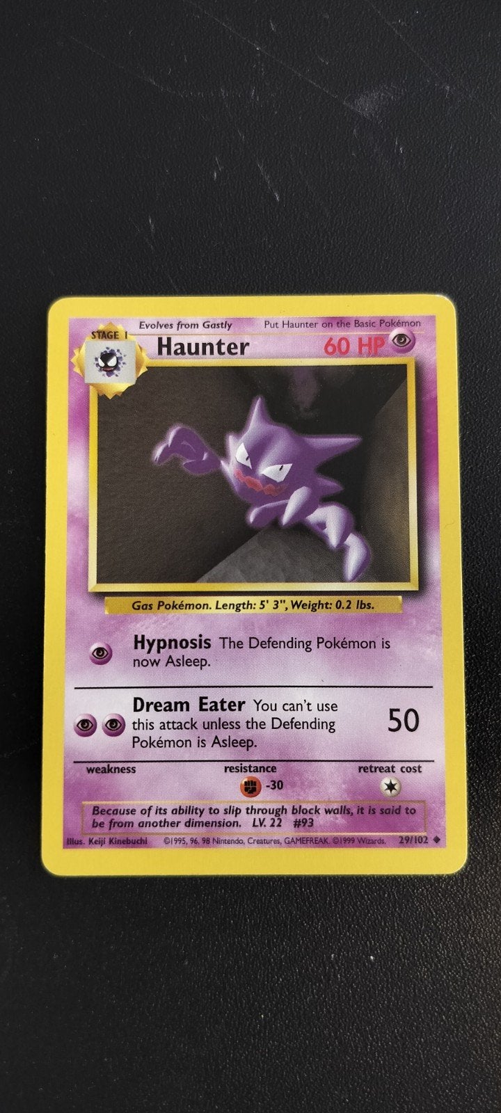 Base set haunter, Ophalen of Verzenden, Zo goed als nieuw, Losse kaart