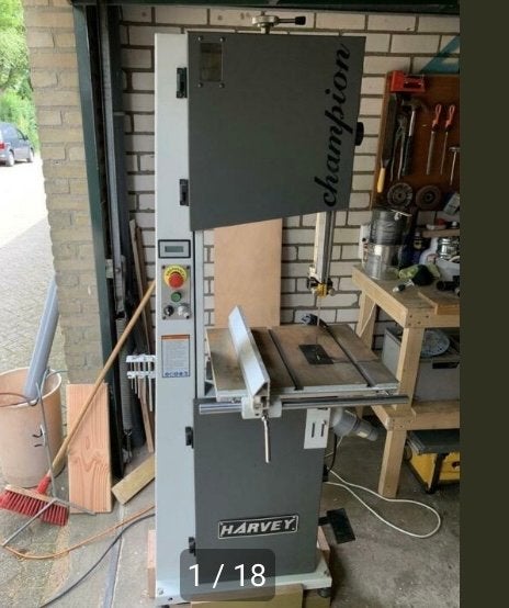 Harvey Champion C-14VS lintzaagmachine, Doe-het-zelf en Verbouw, Ophalen, 1200 watt of meer, Lintzaag, 70 mm of meer