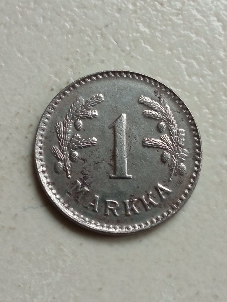Finland 1 markka 1949., Ophalen of Verzenden, Overige landen, Losse munt