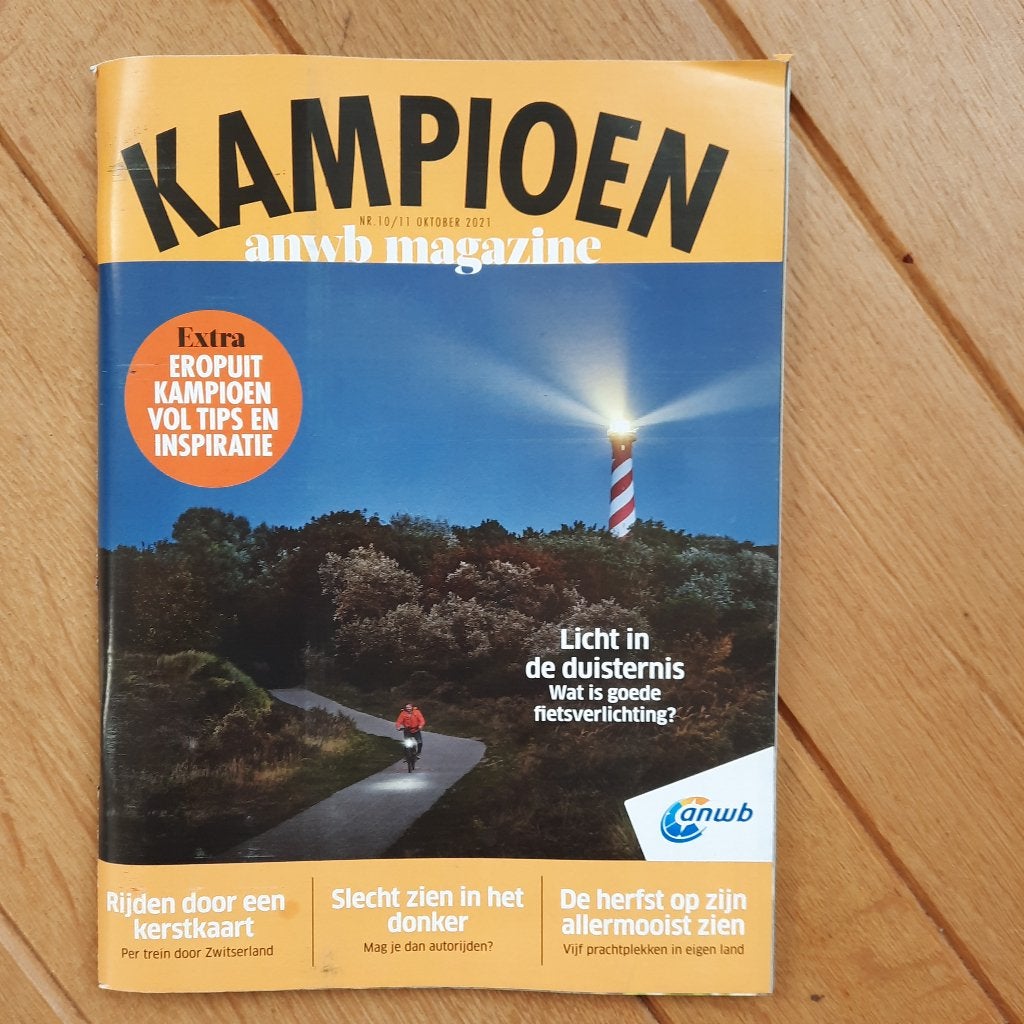 Kampioen van de ANWB Oktober 2021, Ophalen of Verzenden, Zo goed als nieuw, Sport en Vrije tijd