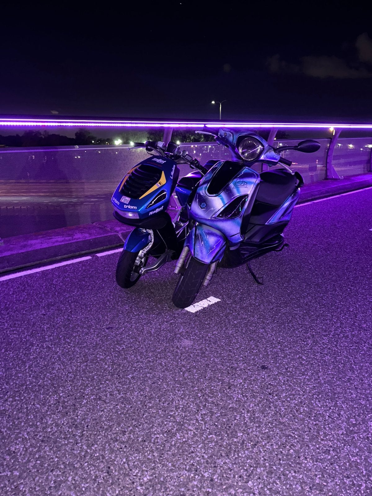 Piaggio fly - Unieke Custom Paint, Gebruikt, Maximaal 45 km/u, Ophalen of Verzenden, Benzine