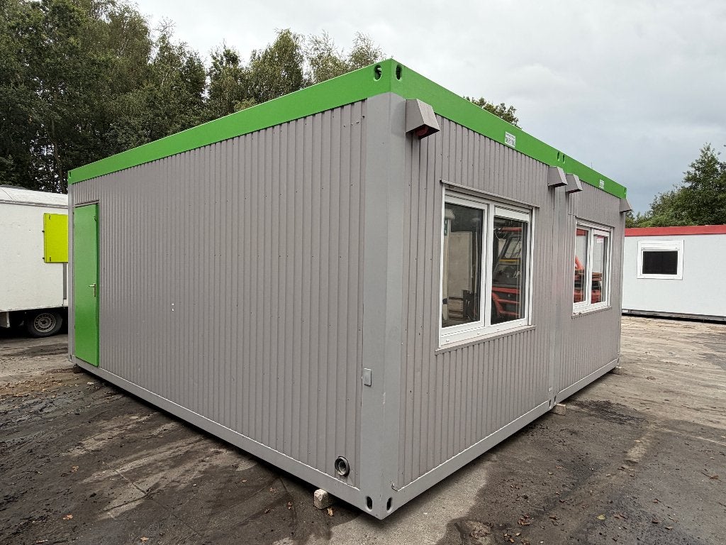 Strakke jonge kantoorunit bouwkeet 6x6 meter (levering mgl), Zakelijke goederen, Machines en Bouw | Keten en Containers, Ophalen of Verzenden