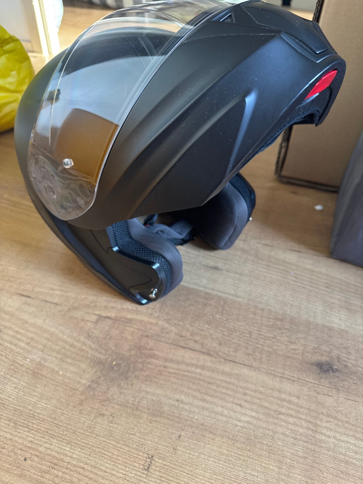Zwarte Scorpion Integraalhelm - Maat M, Motoren, M, Heren, Integraalhelm, Tweedehands
