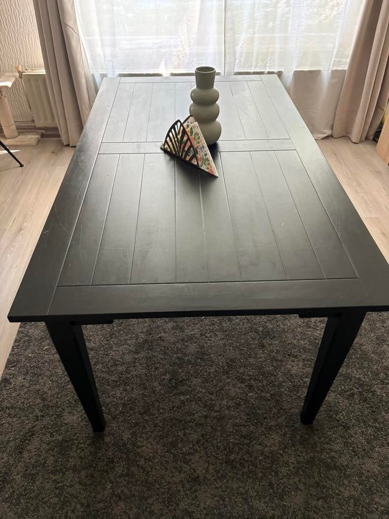 Black table, W160xH76xD90 cm, Ophalen, Zo goed als nieuw, Rechthoekig, 50 tot 100 cm