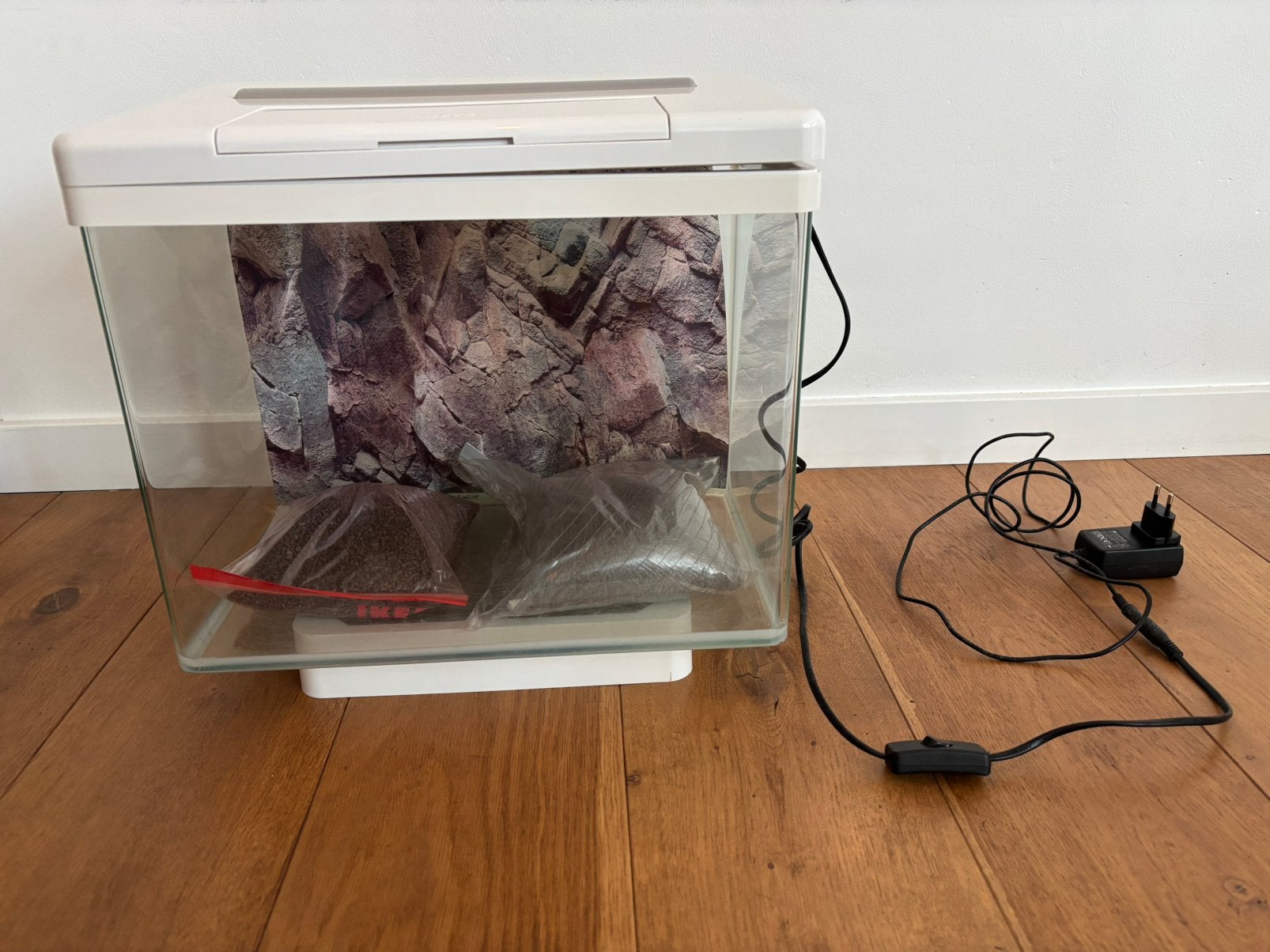 Juwel aquarium met veel toebehoren, Dieren en Toebehoren, Ophalen of Verzenden, Inclusief deksel, Zo goed als nieuw, Leeg aquarium