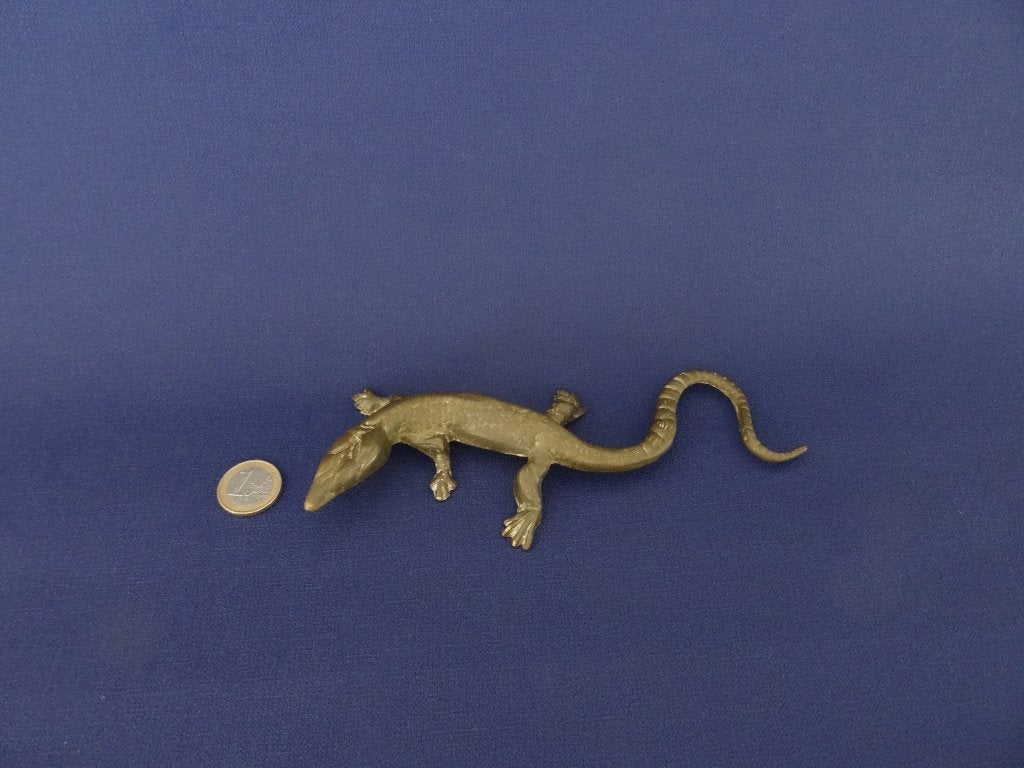 Messing salamander, Huis en Inrichting, Ophalen of Verzenden, Gebruikt