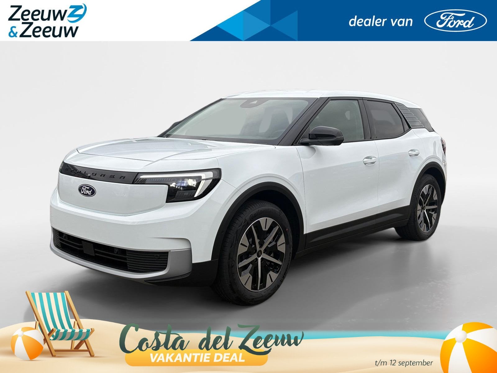 Ford Explorer Select Extended Range RWD 79 kWh | Te Bestelle, Auto's, Ford, Automaat, 12 maanden, Achterwielaandrijving, Zwart