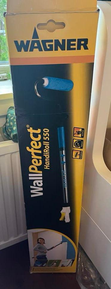 Wagner WallPerfect HandiRoll 550 Verfroller, Ophalen, Gebruikt, Verfspuit of Verfpomp