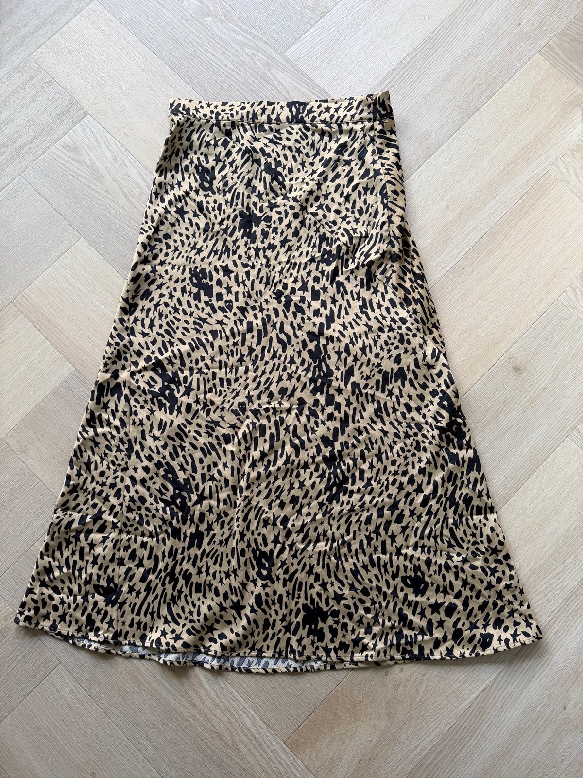 Fabienne Chapot rok met dierenprint - Maat S, Kleding | Dames, Rokken, Beige, Ophalen of Verzenden, Zo goed als nieuw, Maat 36 (S)