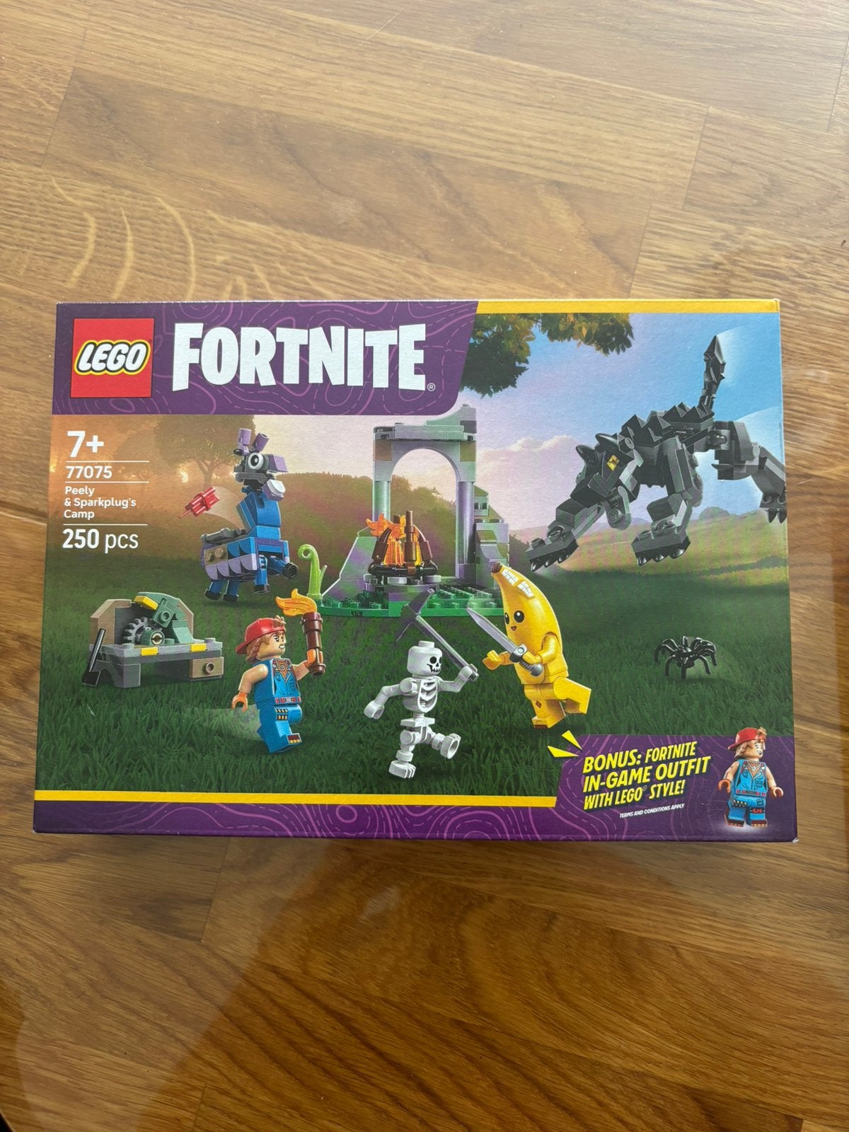 Lego fortnite peely & sparkplug’s camp 77075 nieuw, Ophalen of Verzenden, Nieuw, Lego