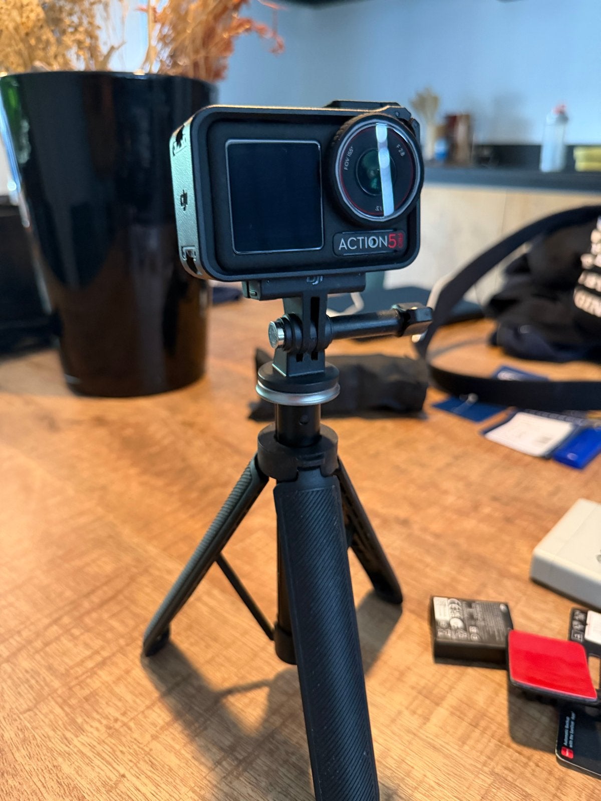 DJI Osmo Action 5 met accessoires en 64GB SD kaart, Ophalen of Verzenden, Zo goed als nieuw, Overige merken