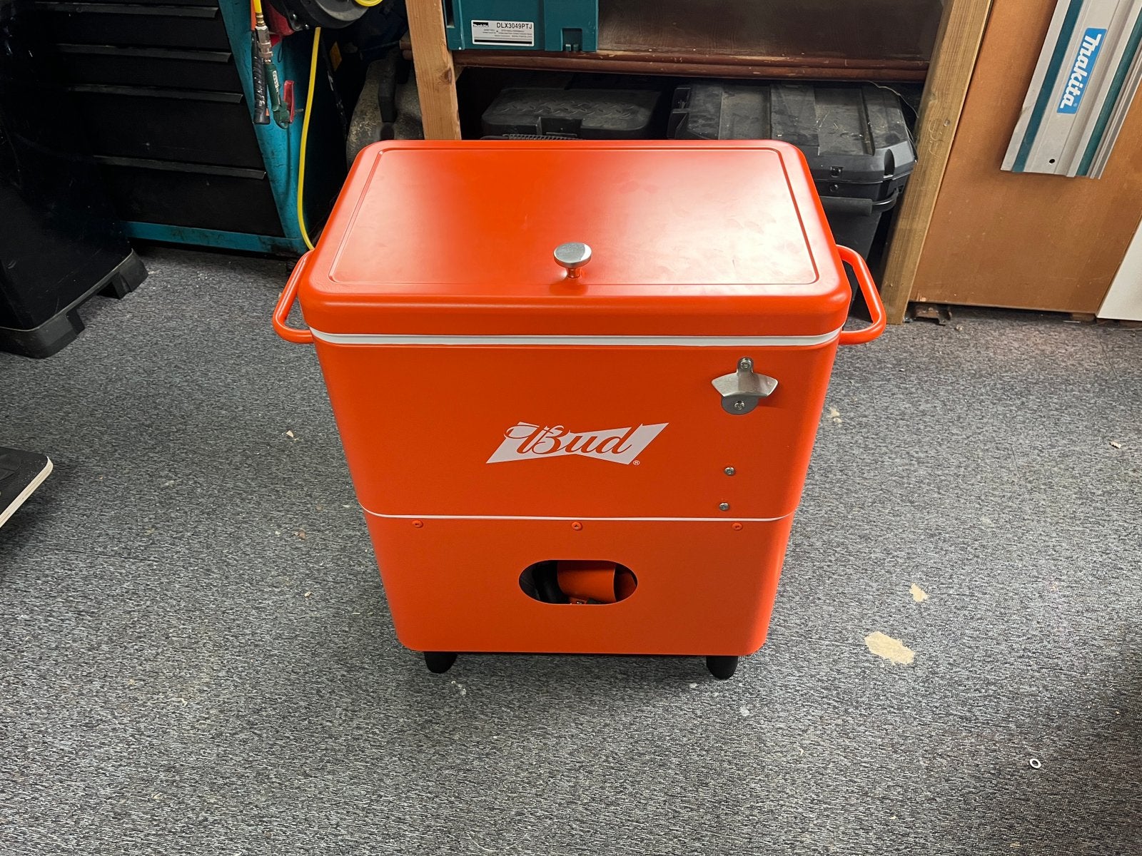 Bud biedkoeler koelbox trolley, Ophalen, Zo goed als nieuw, Koelbox, Koelelement