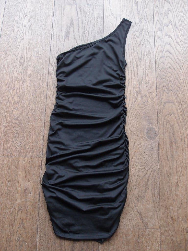 Erg mooie Shein bodycon jurk maat XS, Zwart, Ophalen of Verzenden, Zo goed als nieuw, Maat 34 (XS) of kleiner