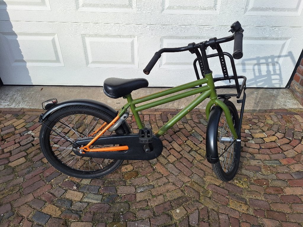 kinderfiets  20 inch,, Fietsen en Brommers, Ophalen, Gebruikt, Terugtraprem, 20 inch of meer