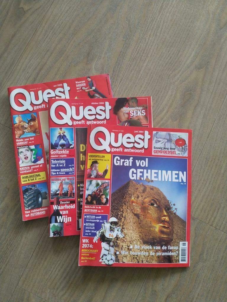 Quest 3 losse nummers (2004/2006), Ophalen of Verzenden, Gelezen, Wetenschap en Natuur