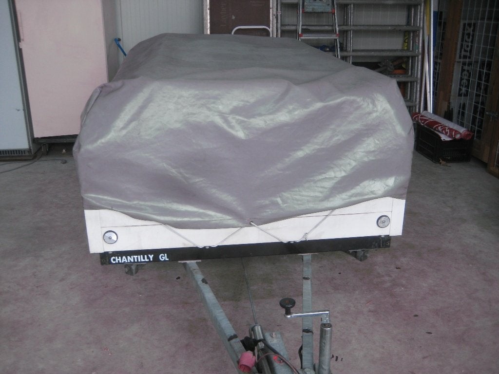 te koop afdekzeil voor een trigano chantilly  gl, Caravans en Kamperen, Ophalen of Verzenden, Gebruikt
