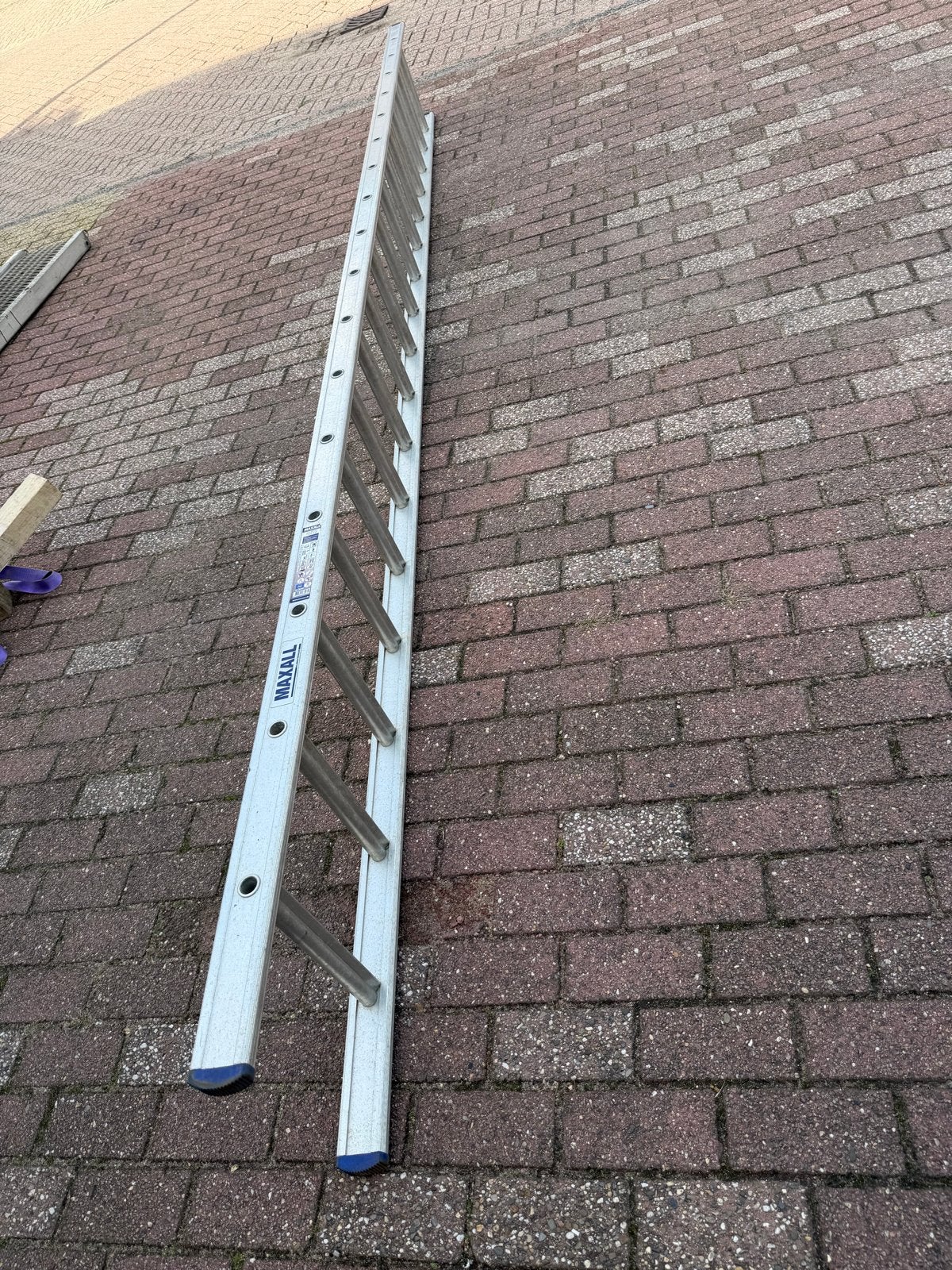 Maxall Ladder Type MR 20 - 5.25m, Ophalen of Verzenden, Zo goed als nieuw, Ladder, 4 meter of meer