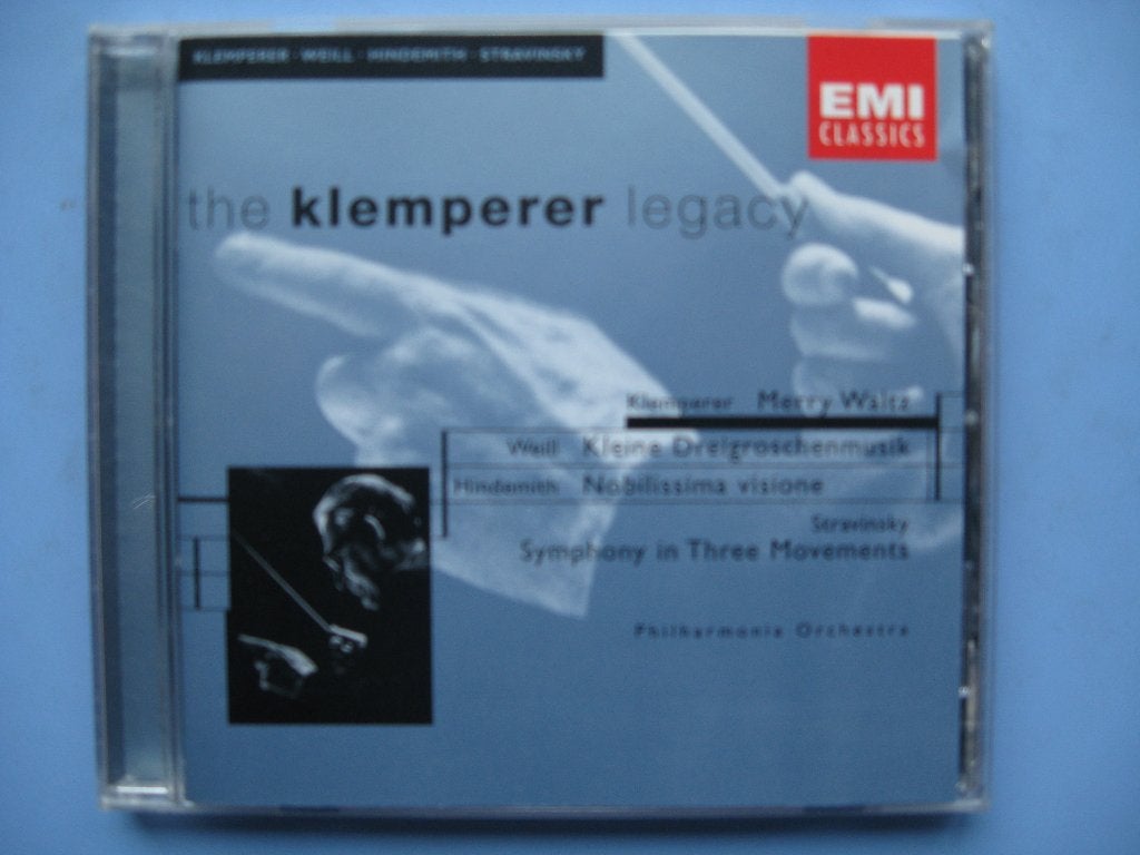 Klemperer, Weill, Hindemith, Stravinsky, Ophalen of Verzenden, Zo goed als nieuw, Romantiek, Orkest of Ballet