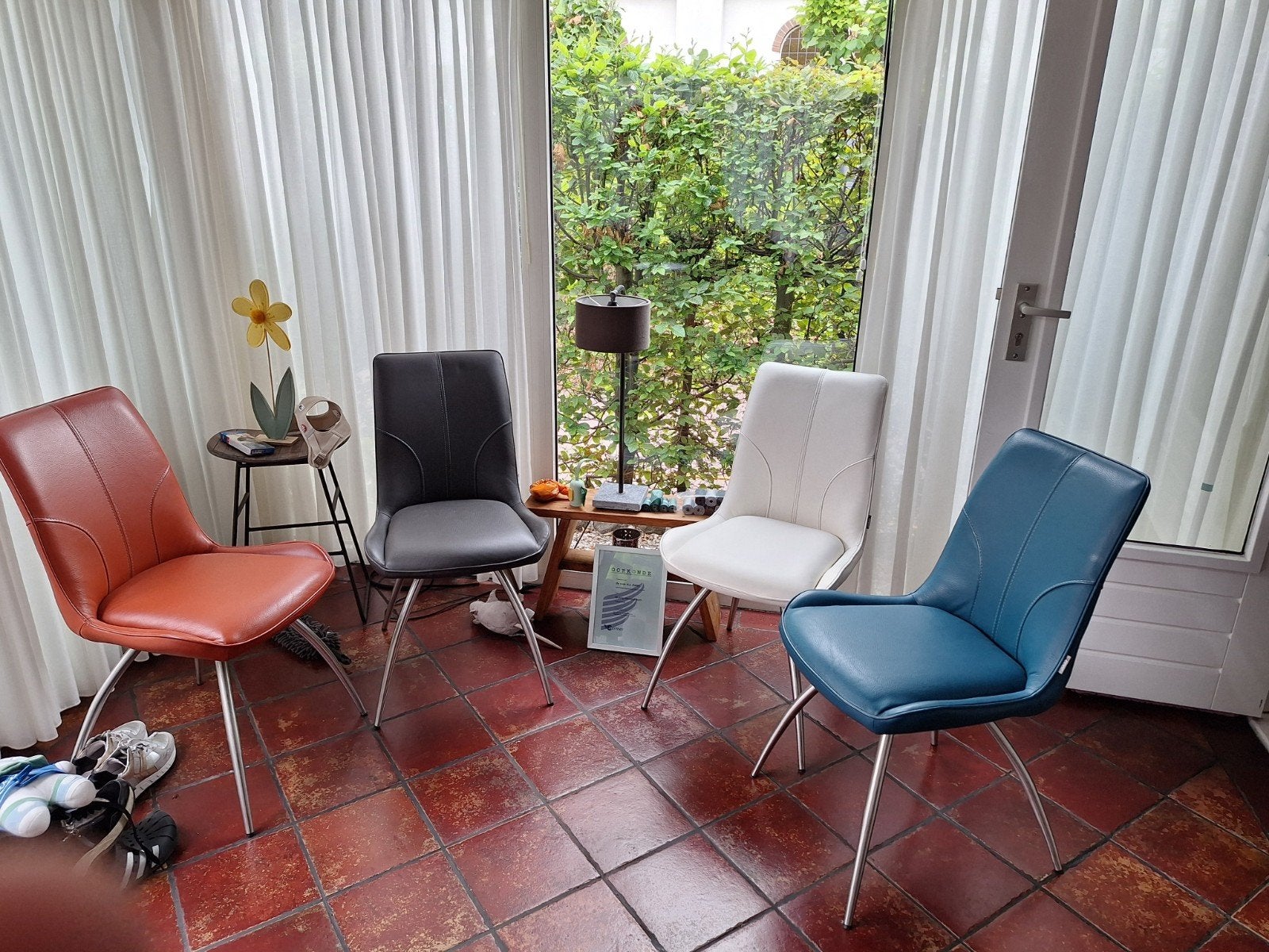 eetkamerstoelen, Huis en Inrichting, Stoelen, Ophalen, Zo goed als nieuw, Vier