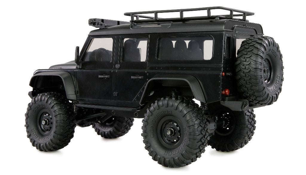 AMXRock Mini-D90 Scale Crawler 4WD 1/16 RTR black, Ophalen of Verzenden, Nieuw, Overige schalen, Auto offroad