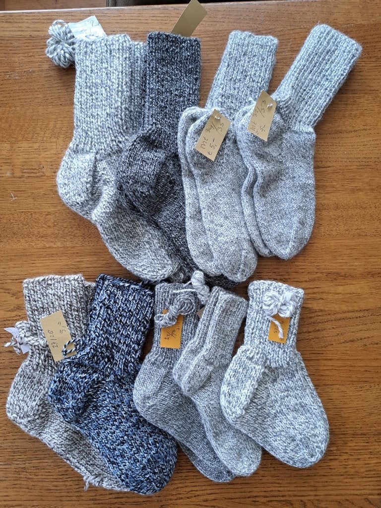 Handgebreide noorse sokken, Ophalen of Verzenden, Nieuw, Jongen of Meisje, Sokken