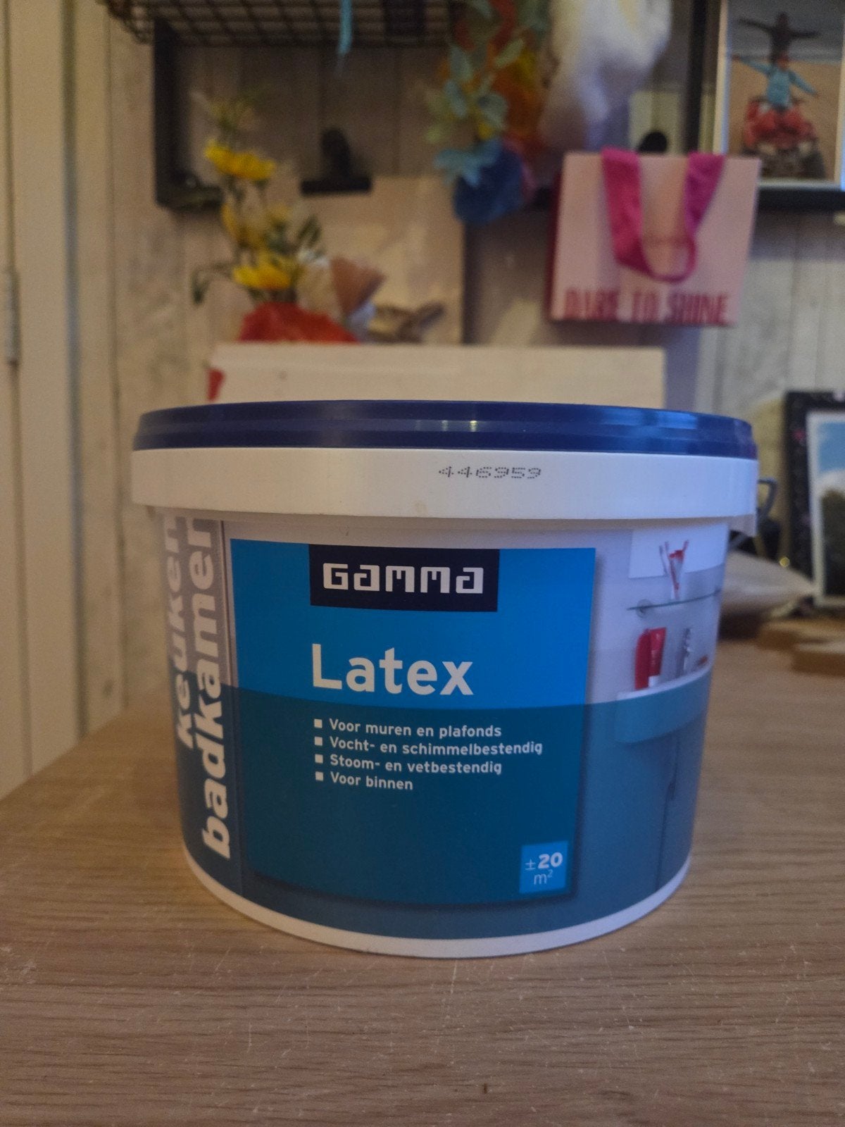 GAMMA Latex Keuken & Badkamer Verf - Wit, 5 liter, 5 tot 10 liter, Wit, Nieuw, Ophalen of Verzenden
