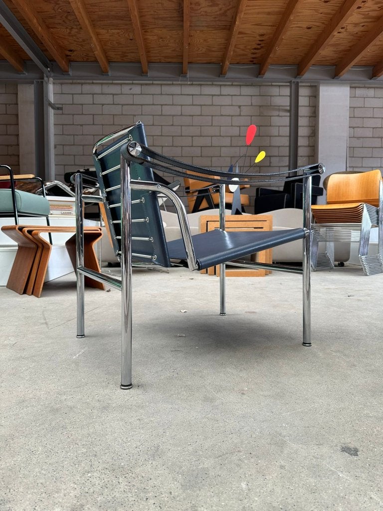 Cassina LC1 fauteuil, Le Corbusier, Jeanneret & Perriand, Huis en Inrichting, Ophalen, Gebruikt, Minder dan 75 cm, Vintage