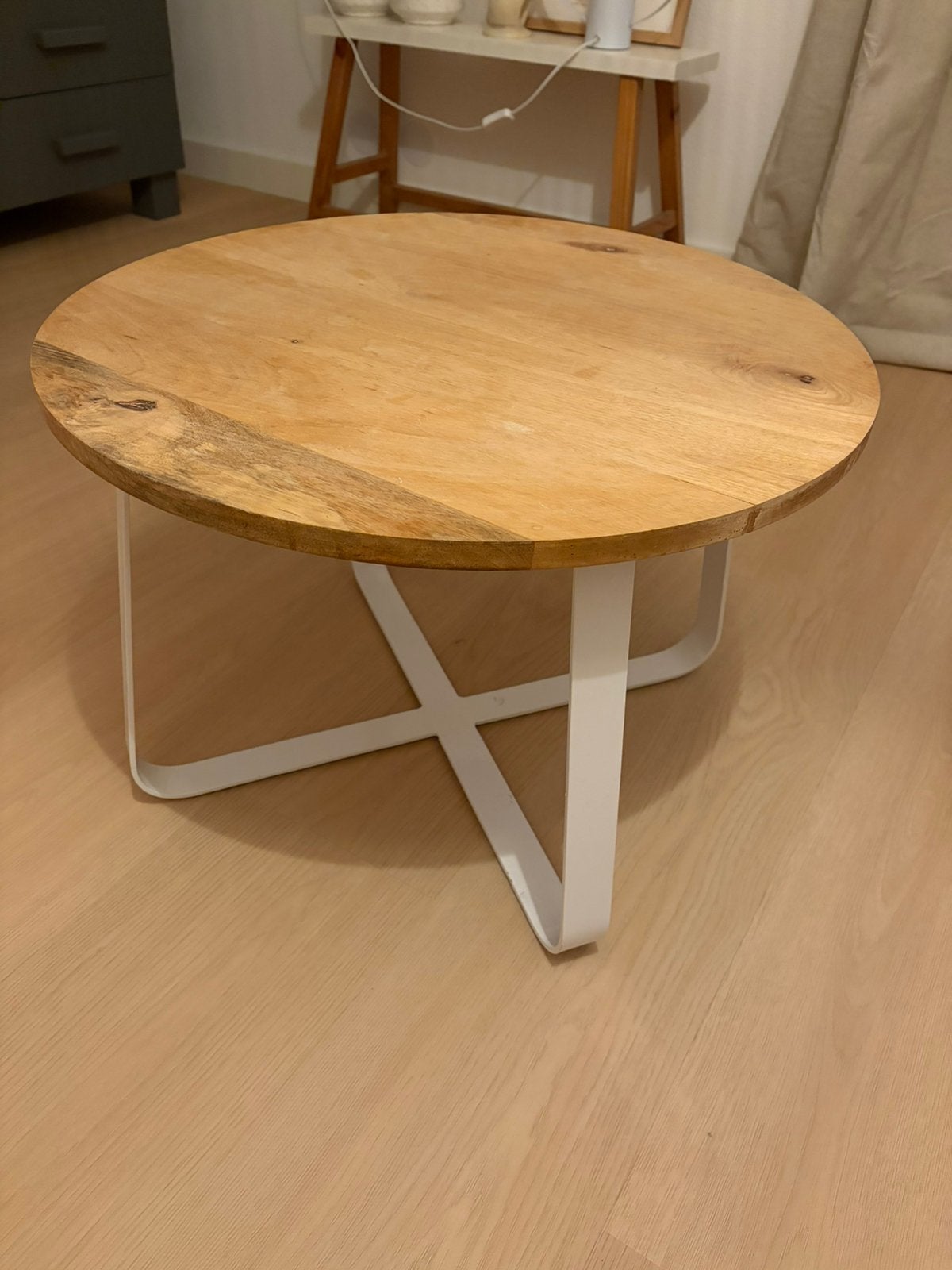 Salontafel, Huis en Inrichting, Ophalen, Minder dan 45 cm, Gebruikt, Rond