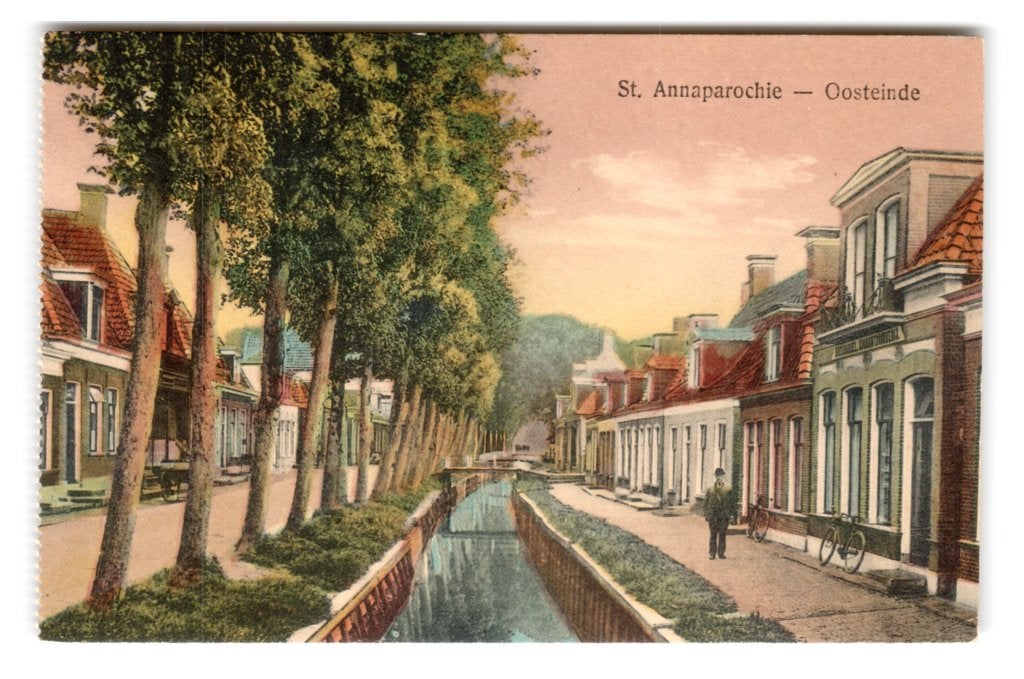 Sint Annaparochie, Oosteinde, Ophalen of Verzenden, Voor 1920, Ongelopen, Friesland