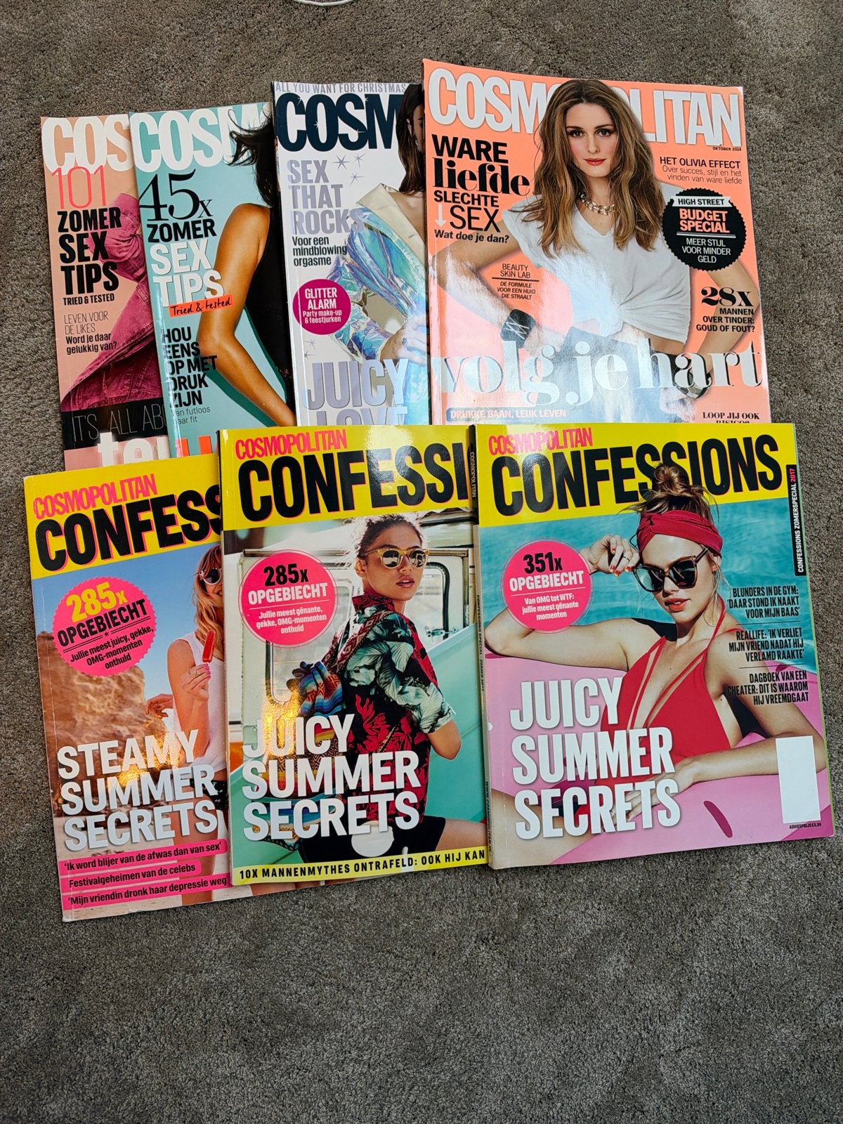 Cosmopolitan Zomerboeken & Tijdschriften (2015-2017), Ophalen of Verzenden, Gelezen, Damesbladen