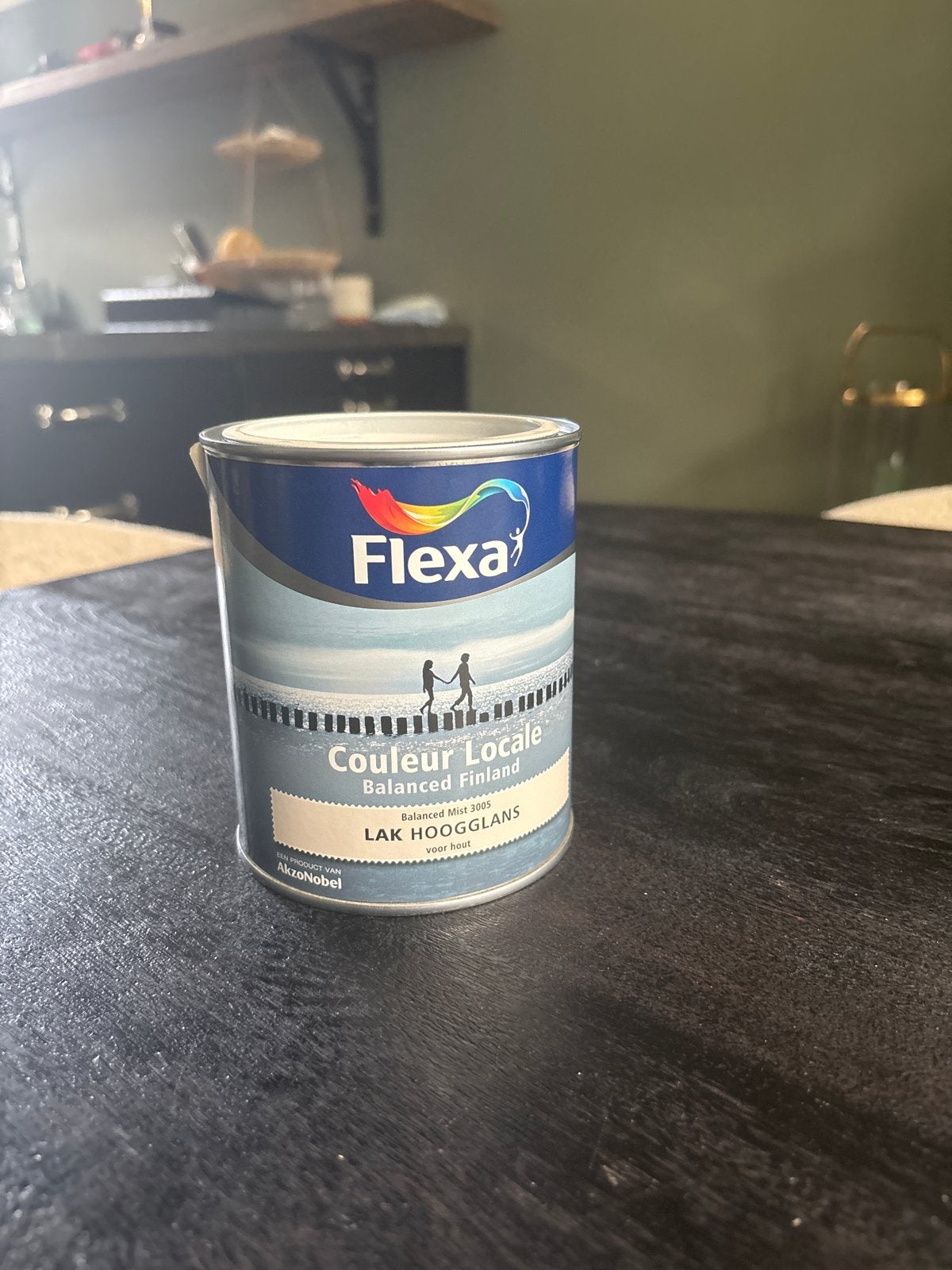 Flexa Couleur Locale Lak Hoogglans Balanced Finland 0.75L, Ophalen, Nieuw, Lak, Grijs