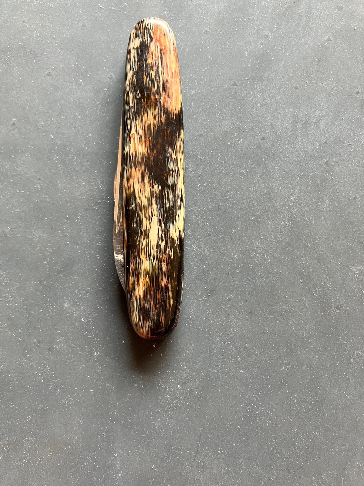 Antiek zakmes gemarmerde platten!, Antiek en Kunst, Antiek | Gereedschap en Instrumenten, Ophalen