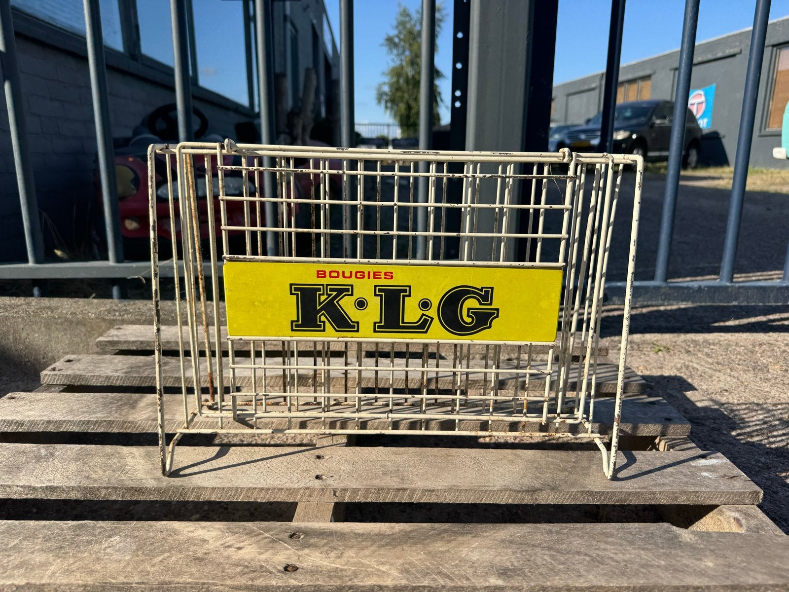 Vintage KLG Bougies Rek - Bougierek - Display Rek, Verzamelen, Merken en Reclamevoorwerpen, Ophalen, Reclamebord, Gebruikt, .