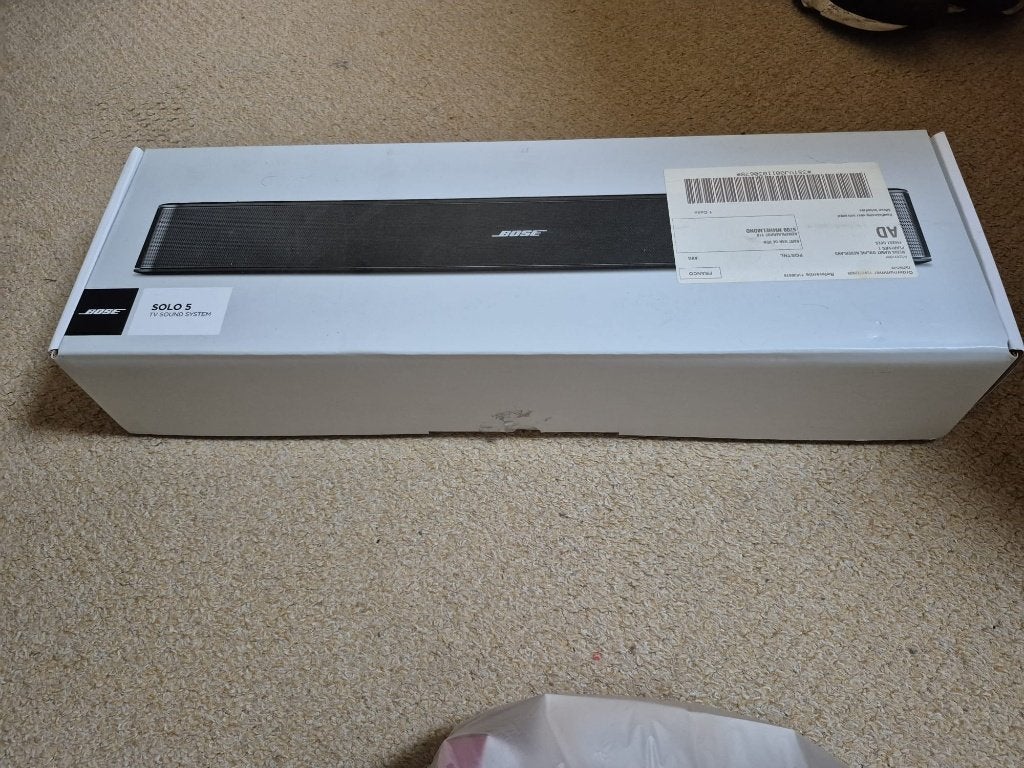 Bose soundbar solo 5, Ophalen, Bluetooth, Zo goed als nieuw