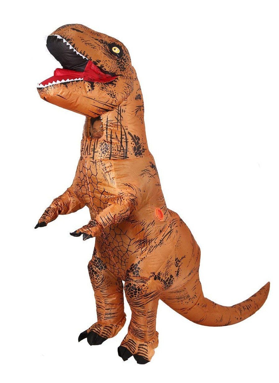 opblaasbaar T-rex kostuum