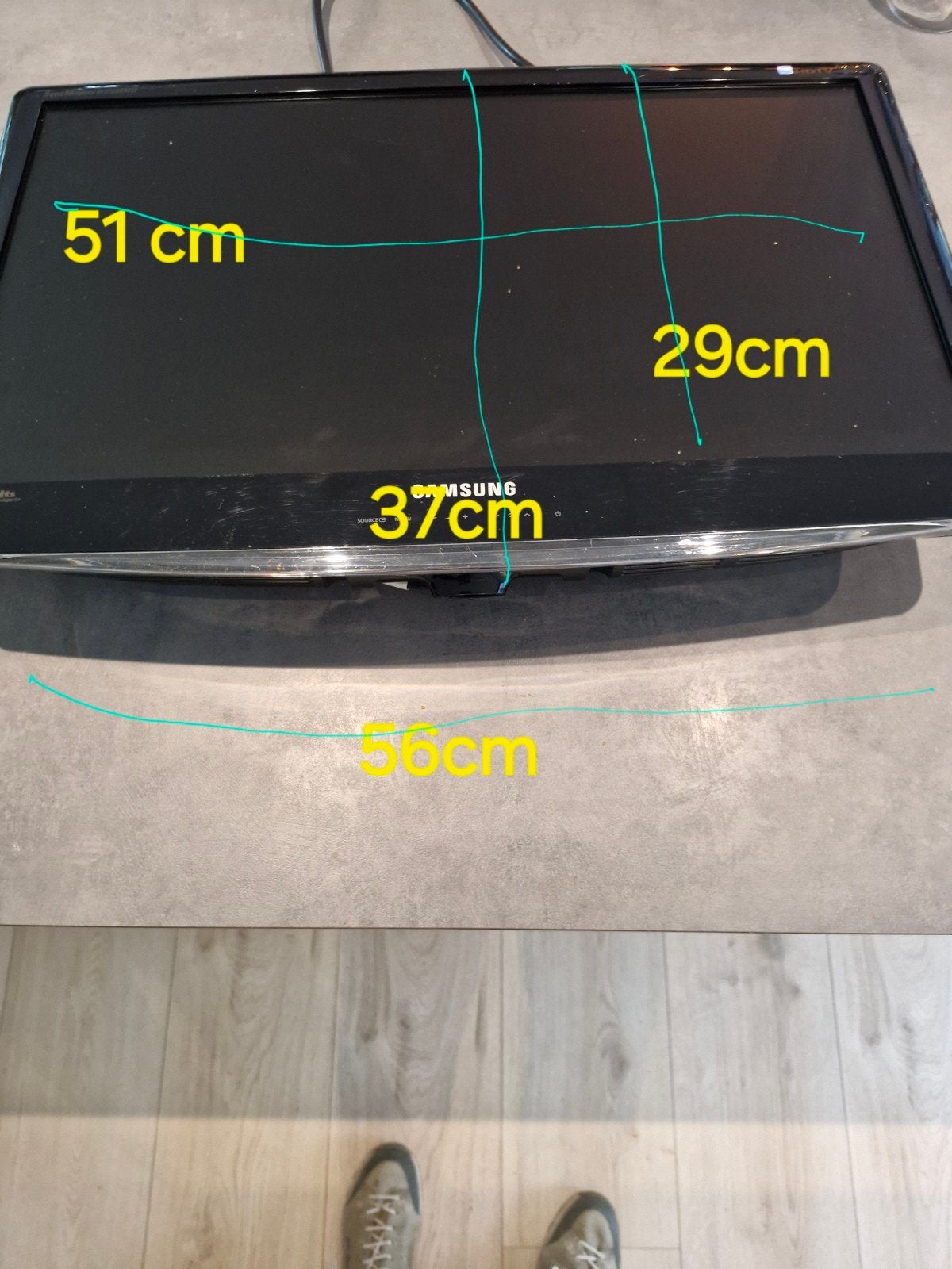 Samsung HDTV Monitor - 56cm beelddiagonaal, Ophalen, Gebruikt, 50 Hz, Samsung