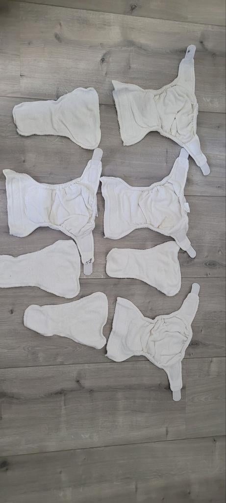 Hu-Da wasbare bamboo luiers newborn - incl booster, Ophalen, Gebruikt, Hu-Da, Jongetje of Meisje