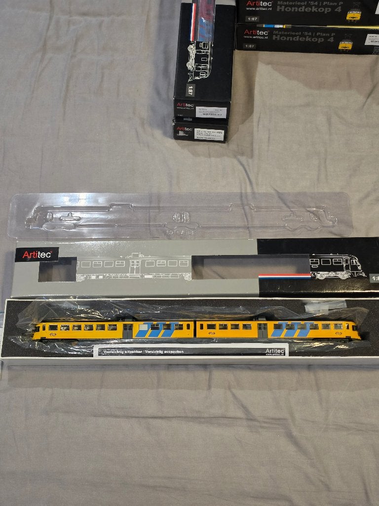 Artitec NS DE2 165 Geel 24.211.01 DC, Overige merken, Treinset, Gelijkstroom, Nieuw