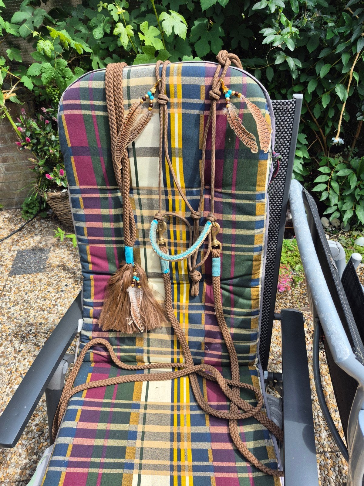 Touwhalster set met teugels en neckrobe., Ophalen, Zo goed als nieuw, Halster, Full